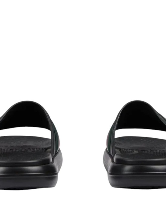 GUCCI Men\'s Web Slide Sandal Black/Green/Red Size 9 (US) NIB 780286 J8700 1025 main image 9